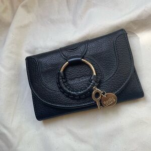 See By Chloe Black Leather Wallet